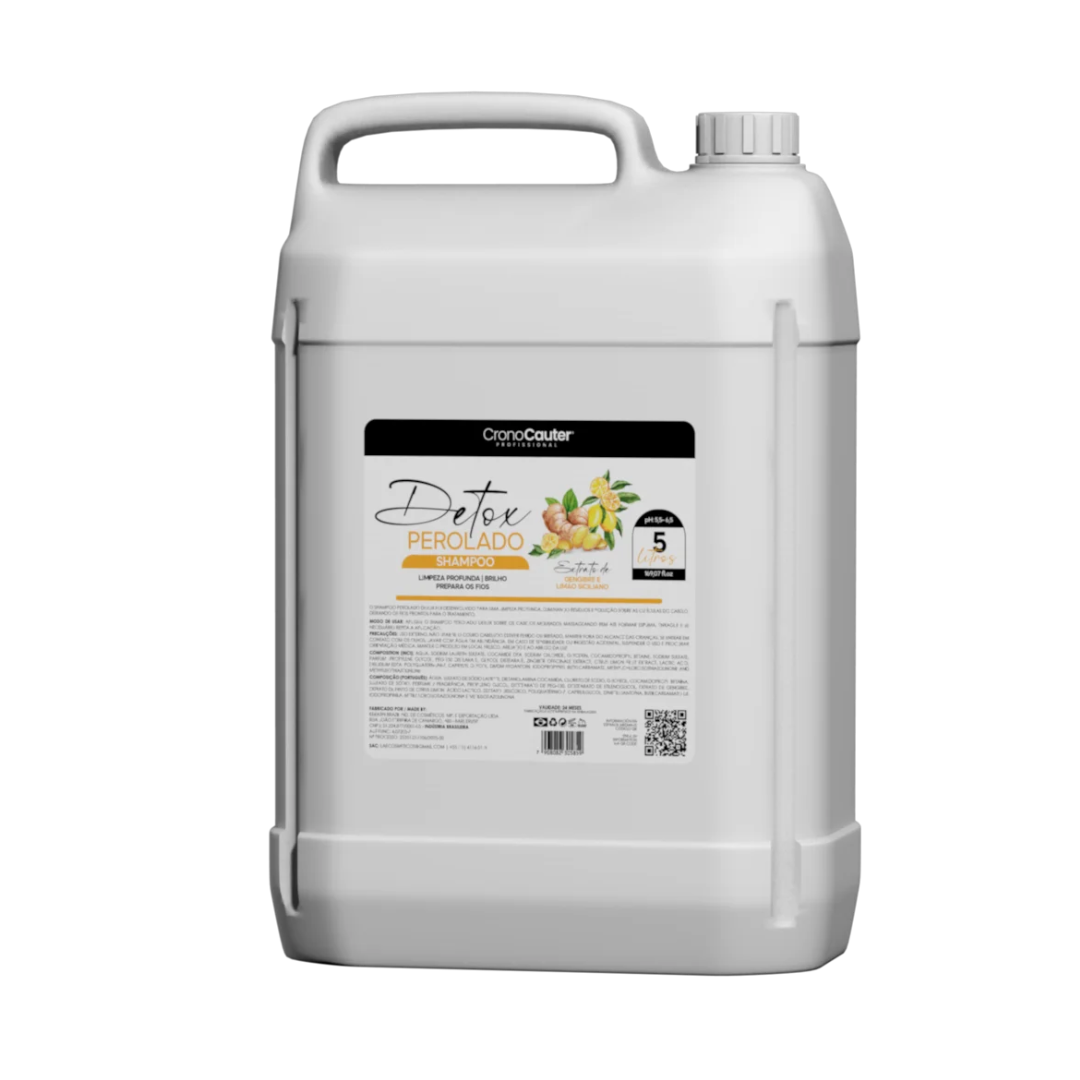 Shampoo Detox Perolado Lavatório 5 Litros - Eaê Cosméticos