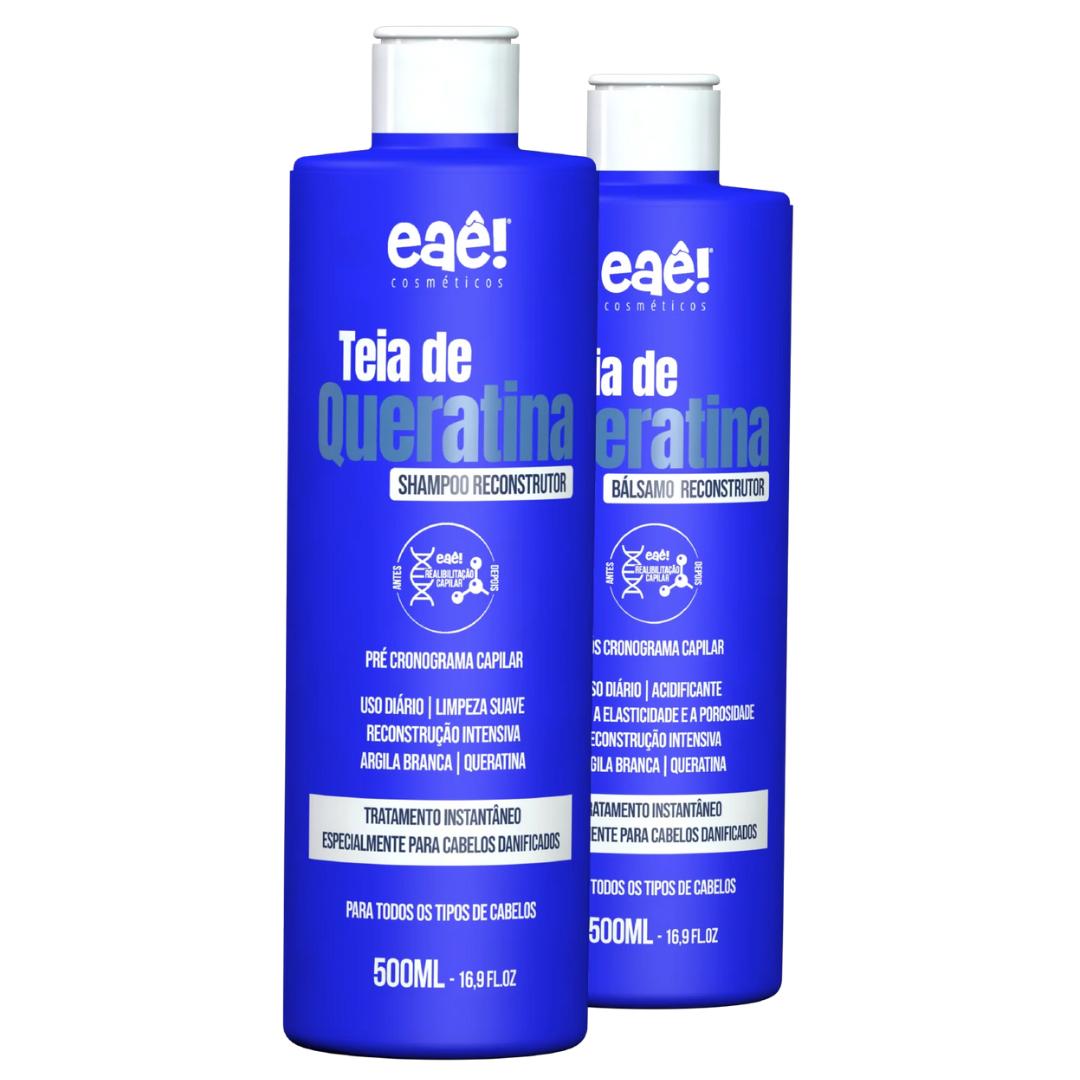 Kit Teia de Queratina – Eaê! Cosméticos