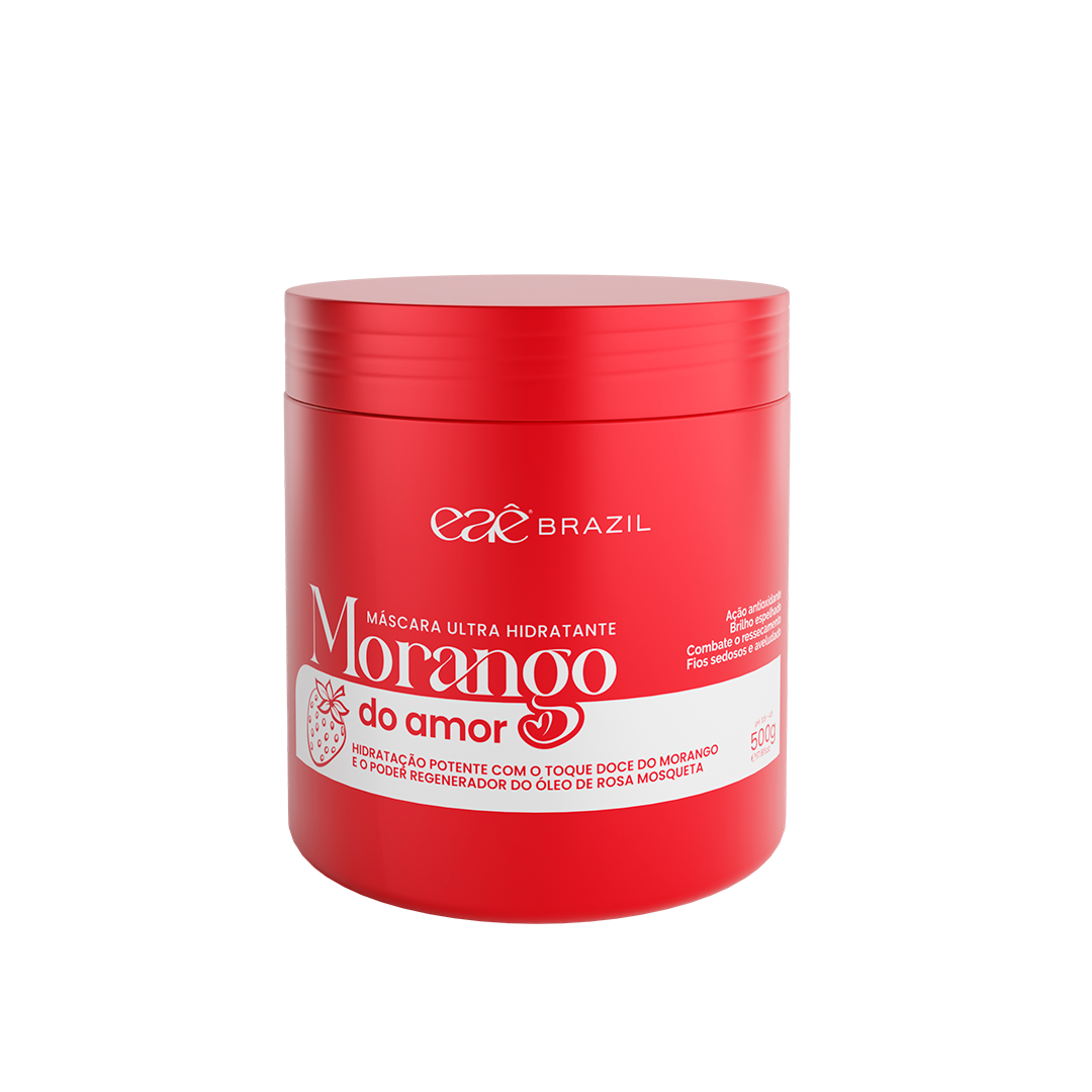 Máscara Ultra Hidratante Morango do Amor – 500g - Eaê! Brazil