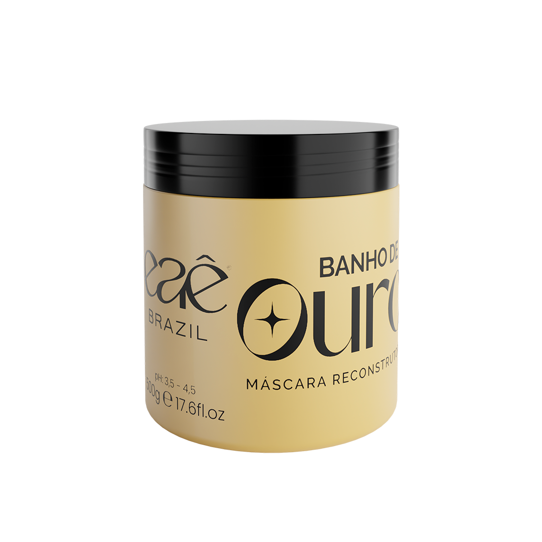 Máscara Reconstrutora Banho de Ouro 500g - Eaê Brazil