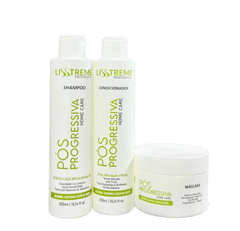 Kit Pós Progressiva Home Care 300ml - Lisstreme Profissional
