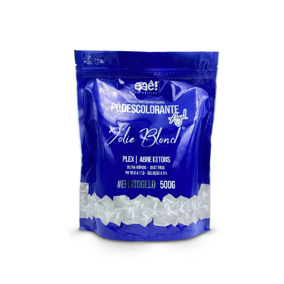 Pó Descolorante Azul Jolie Blond 500g - Eaê Cosméticos