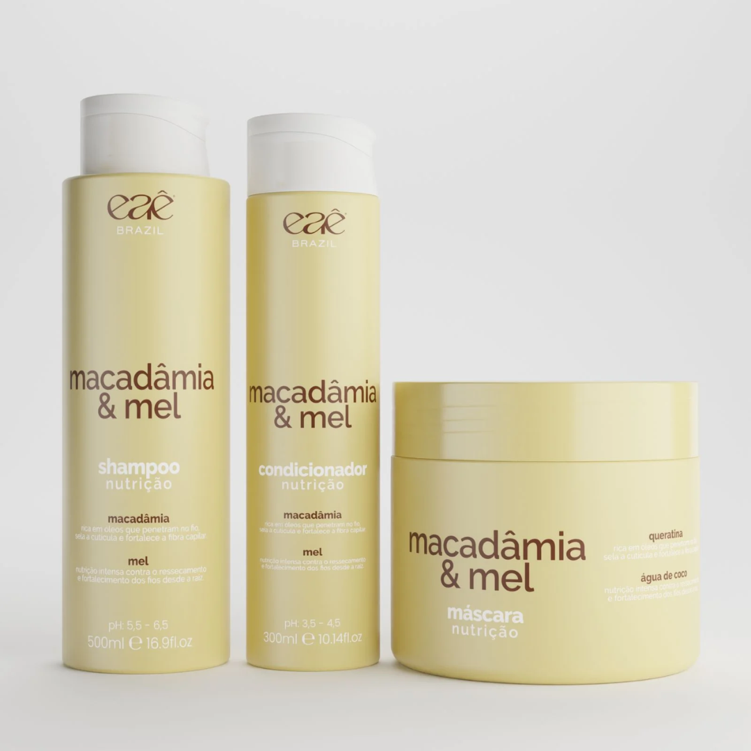 Kit Macadâmia & Mel - Nutrição Intensa Eaê! Brazil