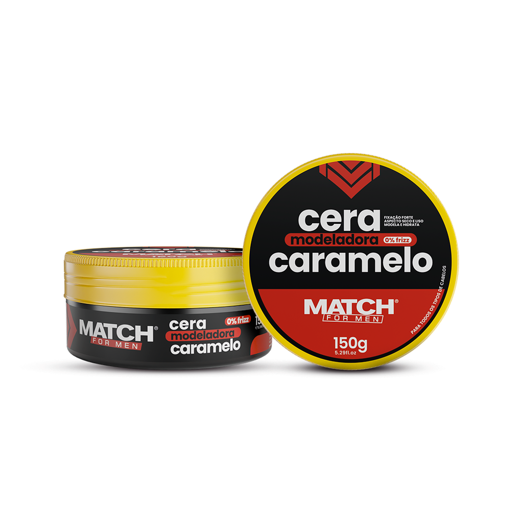 Pomada Cera Modeladora Caramelo 150g - Match for Men