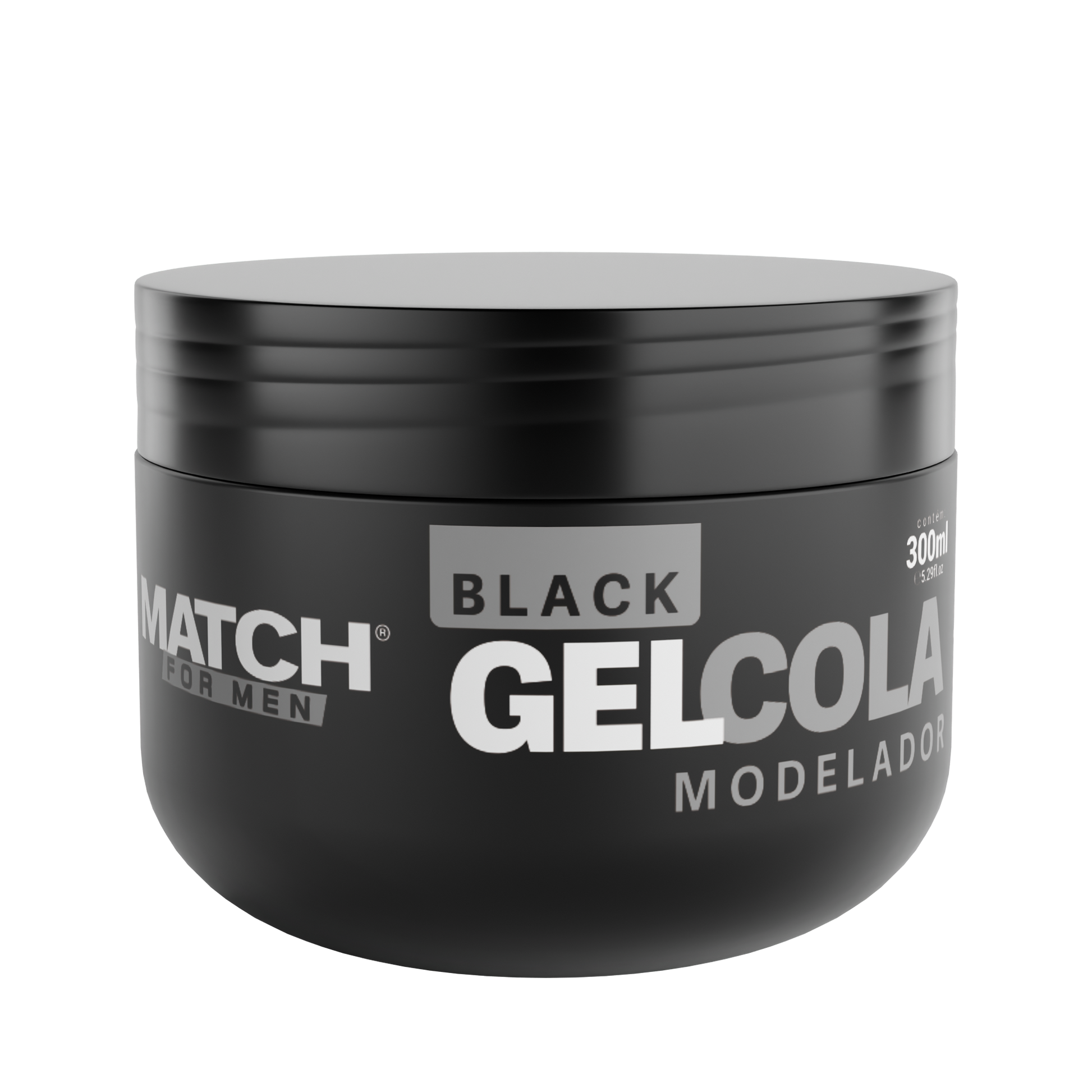 Gel Cola Black Modelador 300g - Match for Men