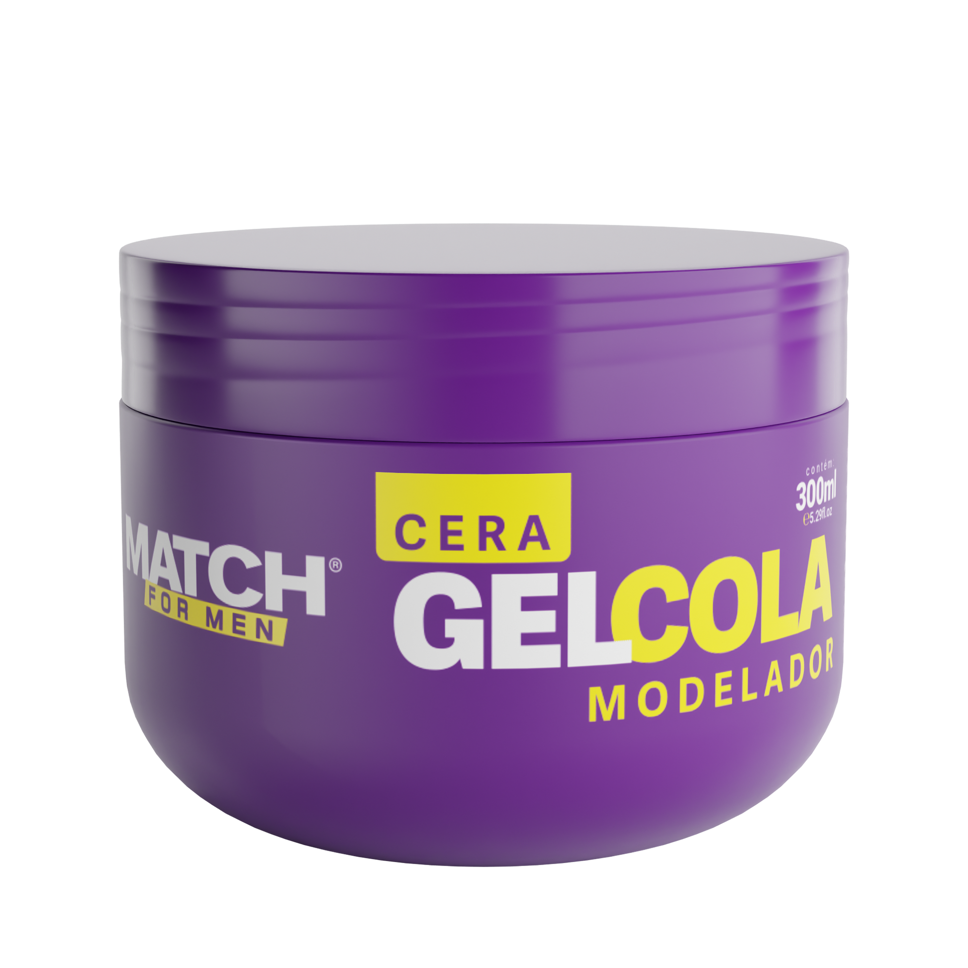 Gel Cola Cera Modelador 300g - Match for Men