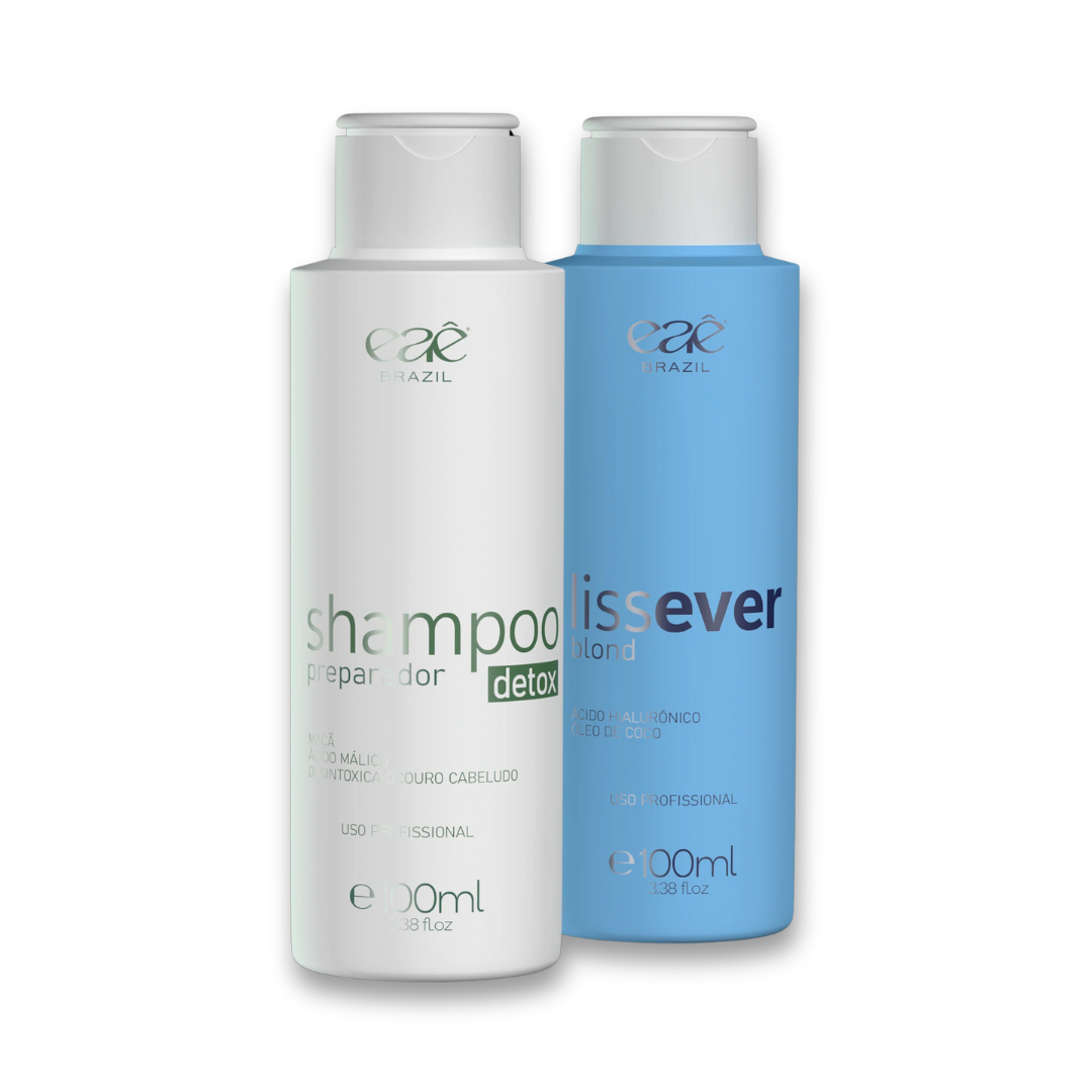 Kit Lissever Blond Escova Progressiva Sem Formol 2x100ml