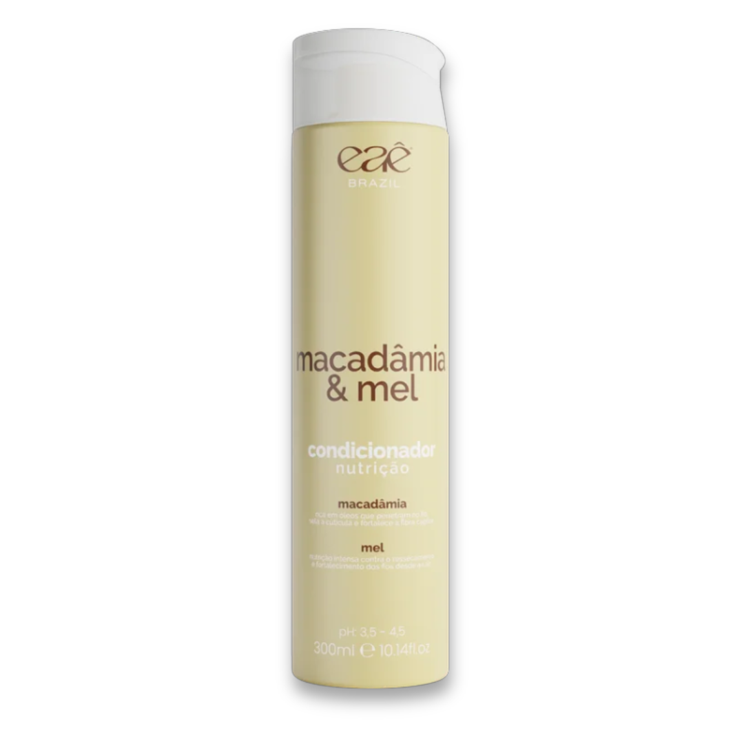 Condicionador Macadâmia & Mel 300ml – Eaê Brazil