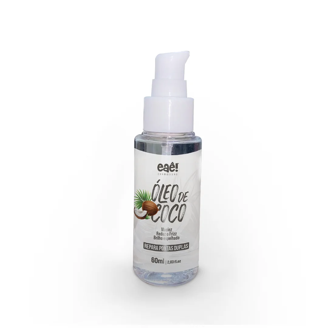 Óleo de Coco Finalizador 60ml - Eaê! Cosméticos