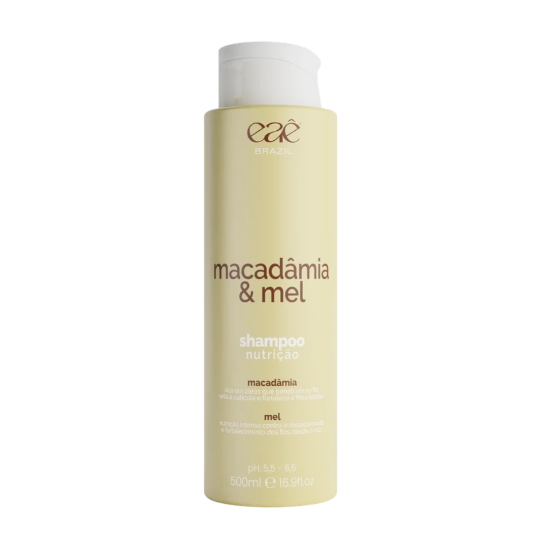Shampoo Macadâmia & Mel 500ml – Eaê Brazil