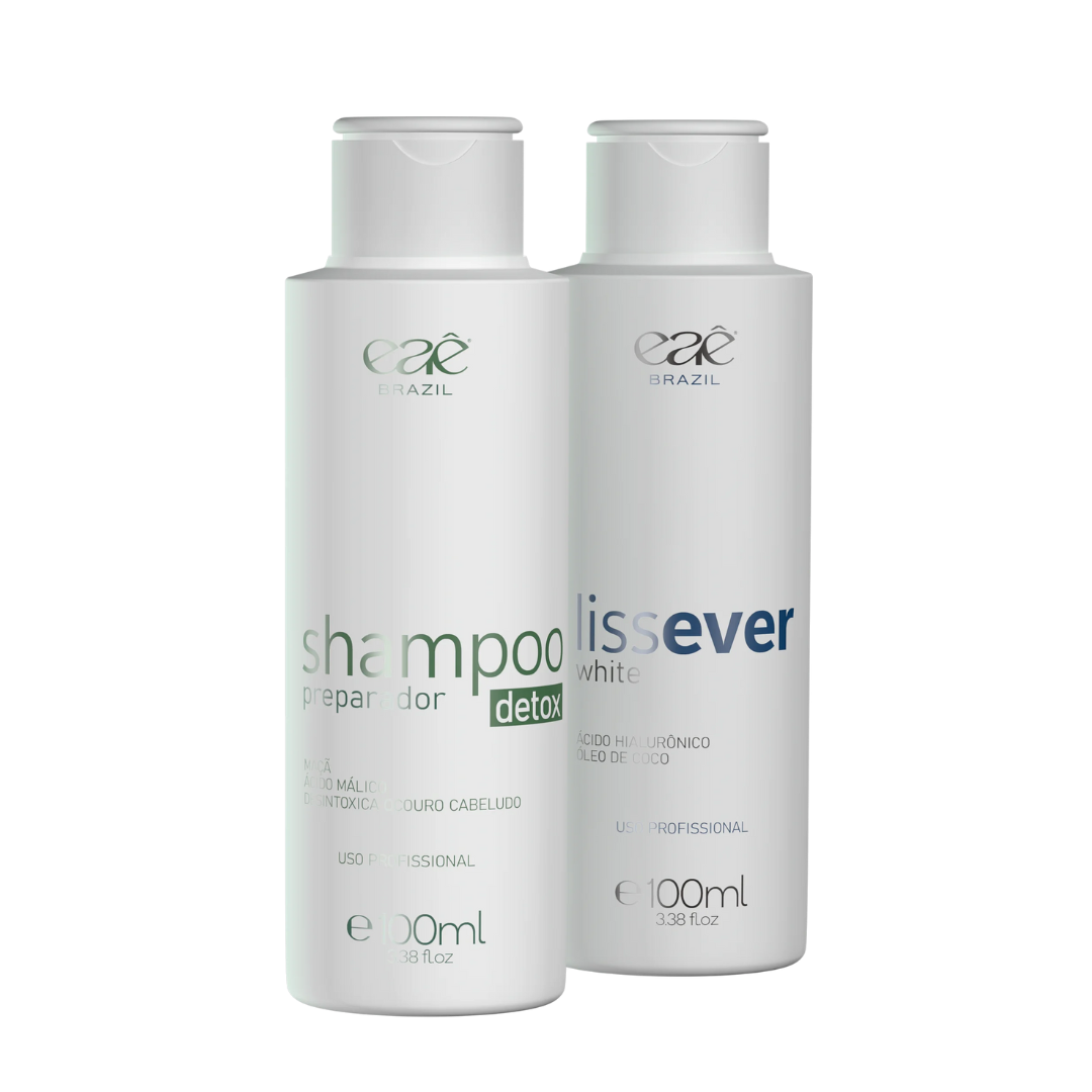 Kit Lissever White Escova Progressiva Sem Formol 2x100ml
