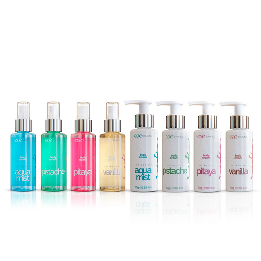 Kit Completo Body Care - Body Splash e Body Cream Eaê Brazil