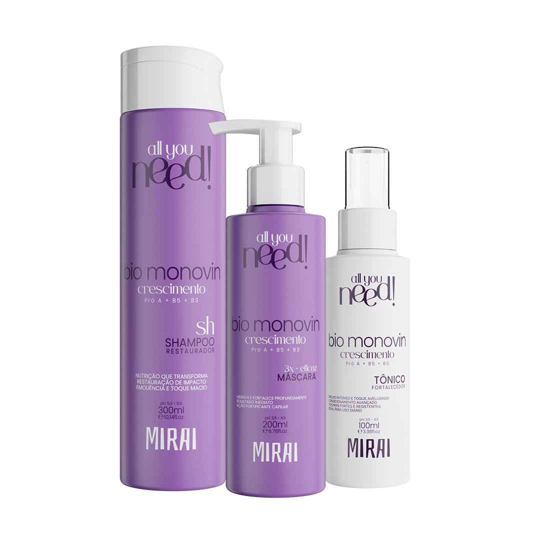 Kit Bio Monovin Crescimento – Mirai Cosméticos