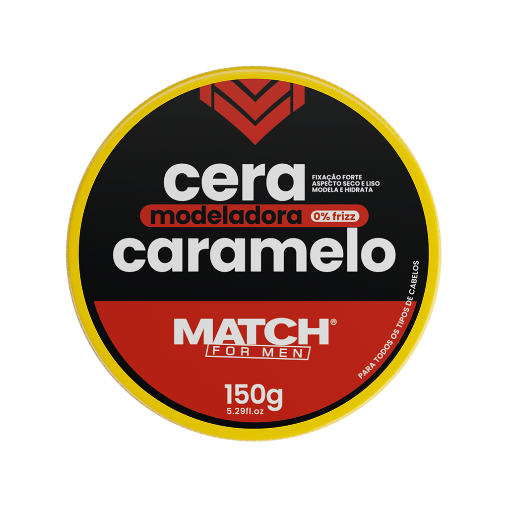 Pomada Cera Modeladora Caramelo 150g - Match for Men