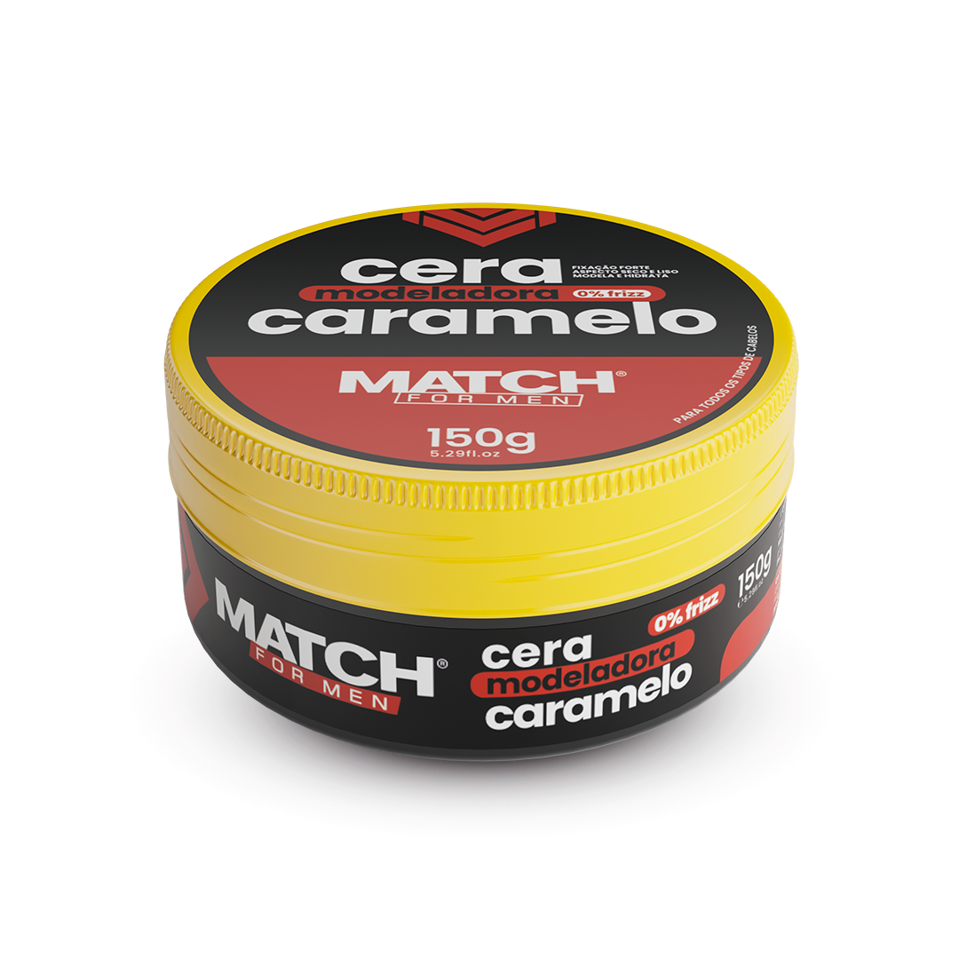 Pomada Cera Modeladora Caramelo 150g - Match for Men