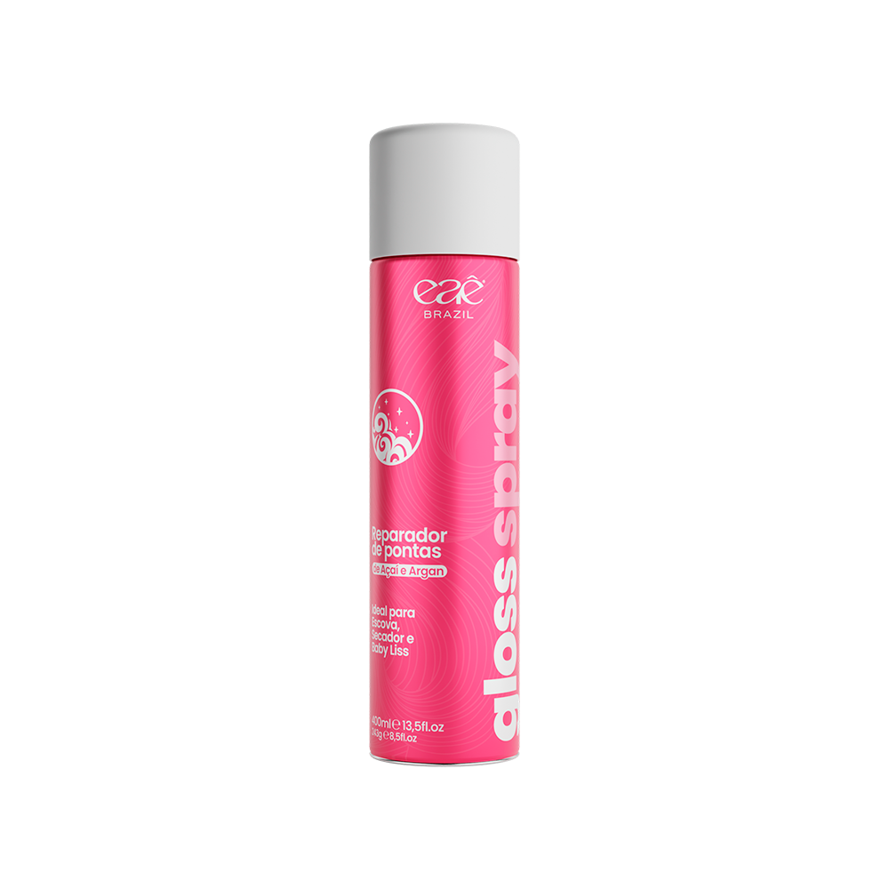 Reparador de Pontas Gloss Spray de Açaí e Argan 400ml - Eaê Brazil
