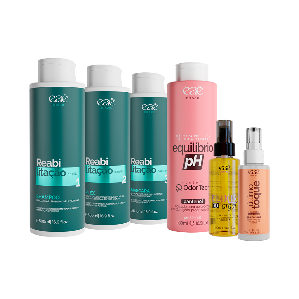 Kit Start do Ano Eaê Brazil – Tratamento Completo Pós-Sol e Pós-Química