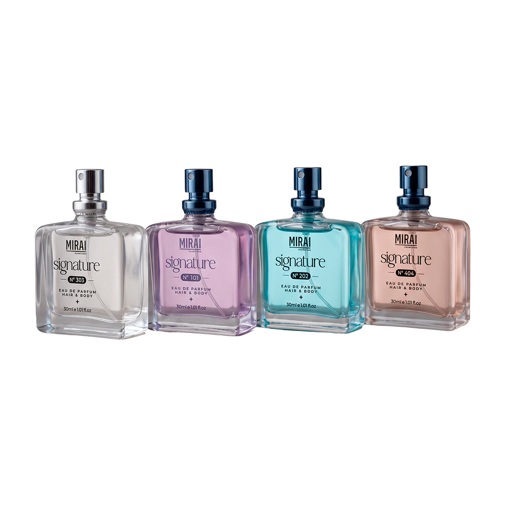 Linha Signature 4 perfumes 30ml - Mirai Cosméticos