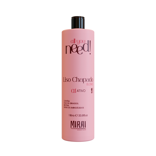 Ativo Liso Chapado Blond 1000ml - Mirai Cosméticos