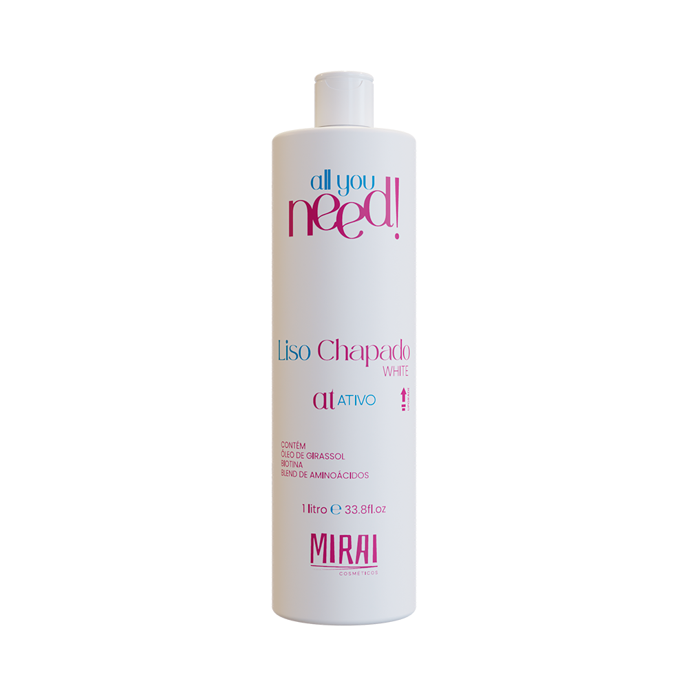 Ativo Liso Chapado White 1000ml - Mirai Cosméticos