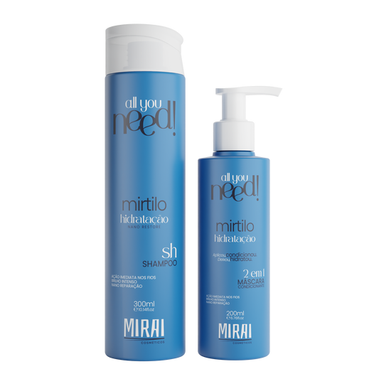 Kit All You Need! Mirtilo Hidratação - Mirai Cosméticos