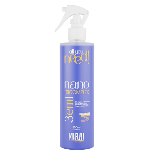 All You Need! Nano Tricomplex 3 em 1 300ml - Mirai Cosméticos