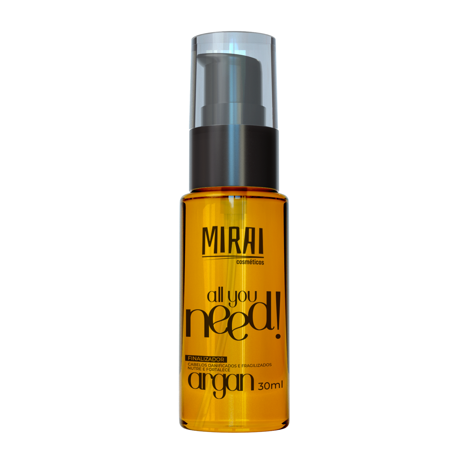 Finalizador Óleo de Argan 30ml - Mirai Cosméticos