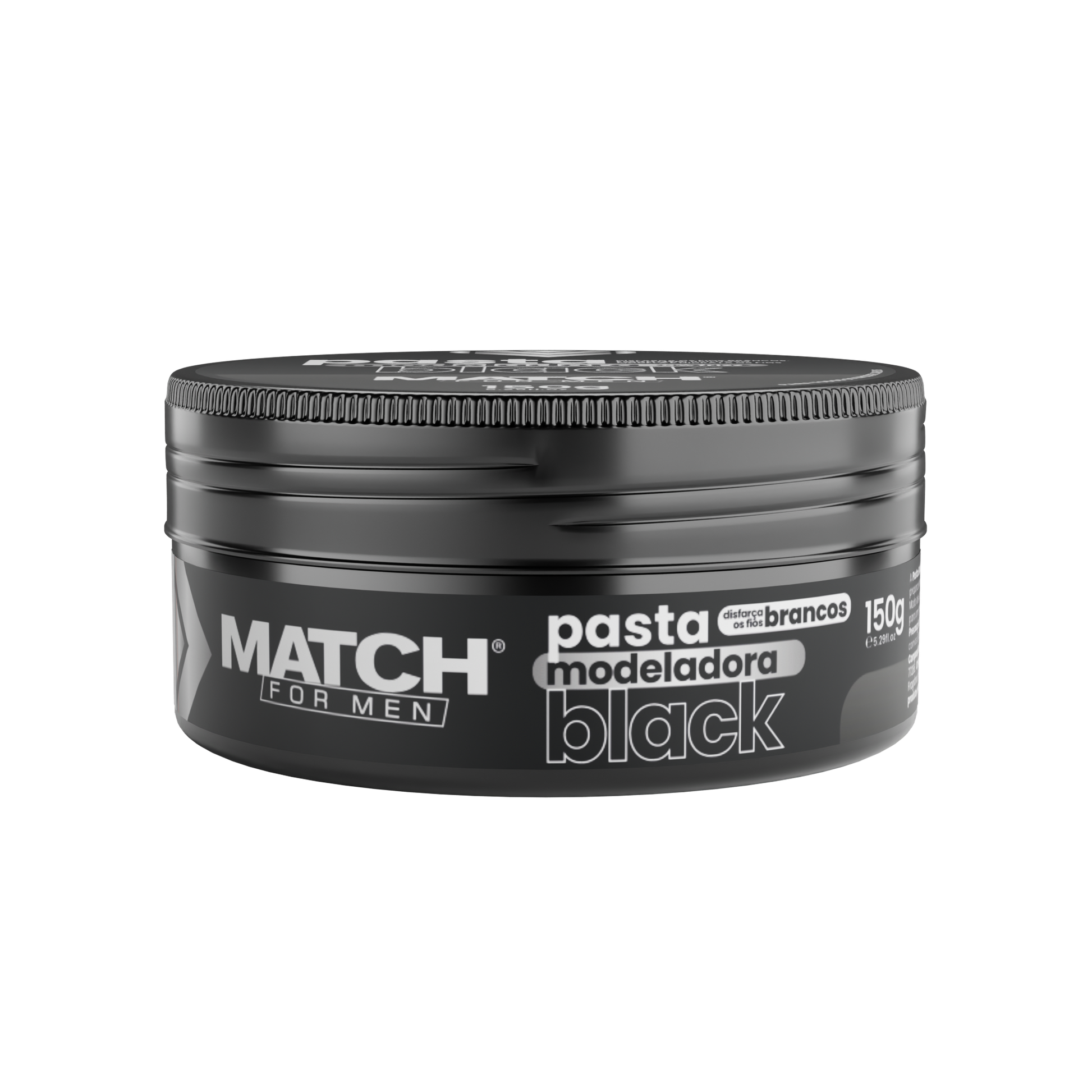 Pomada Black Capilar Modeladora Fixadora Match For Men 150g