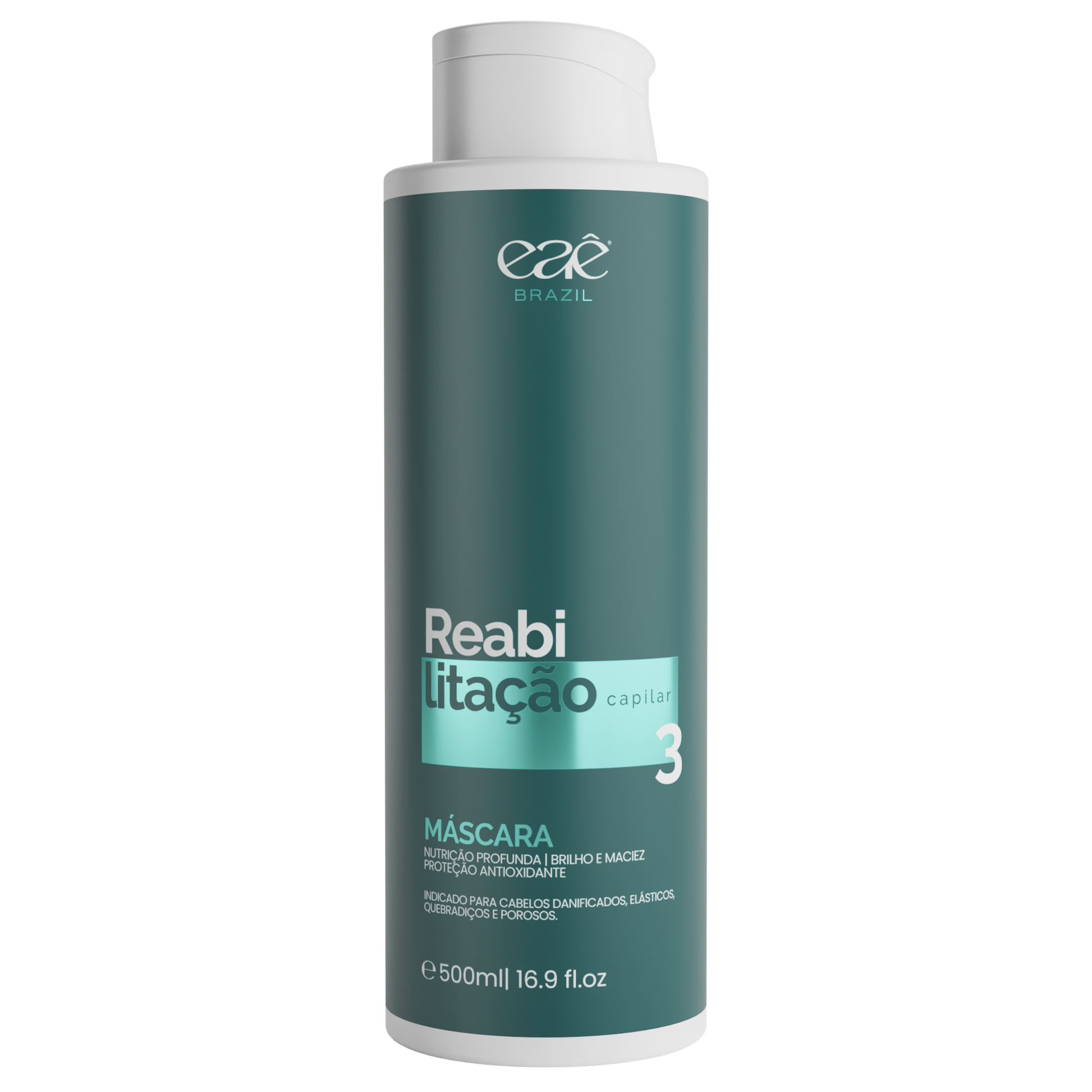 Máscara Reabilitação Capilar 500ml - Passo 3 - Eaê Brazil