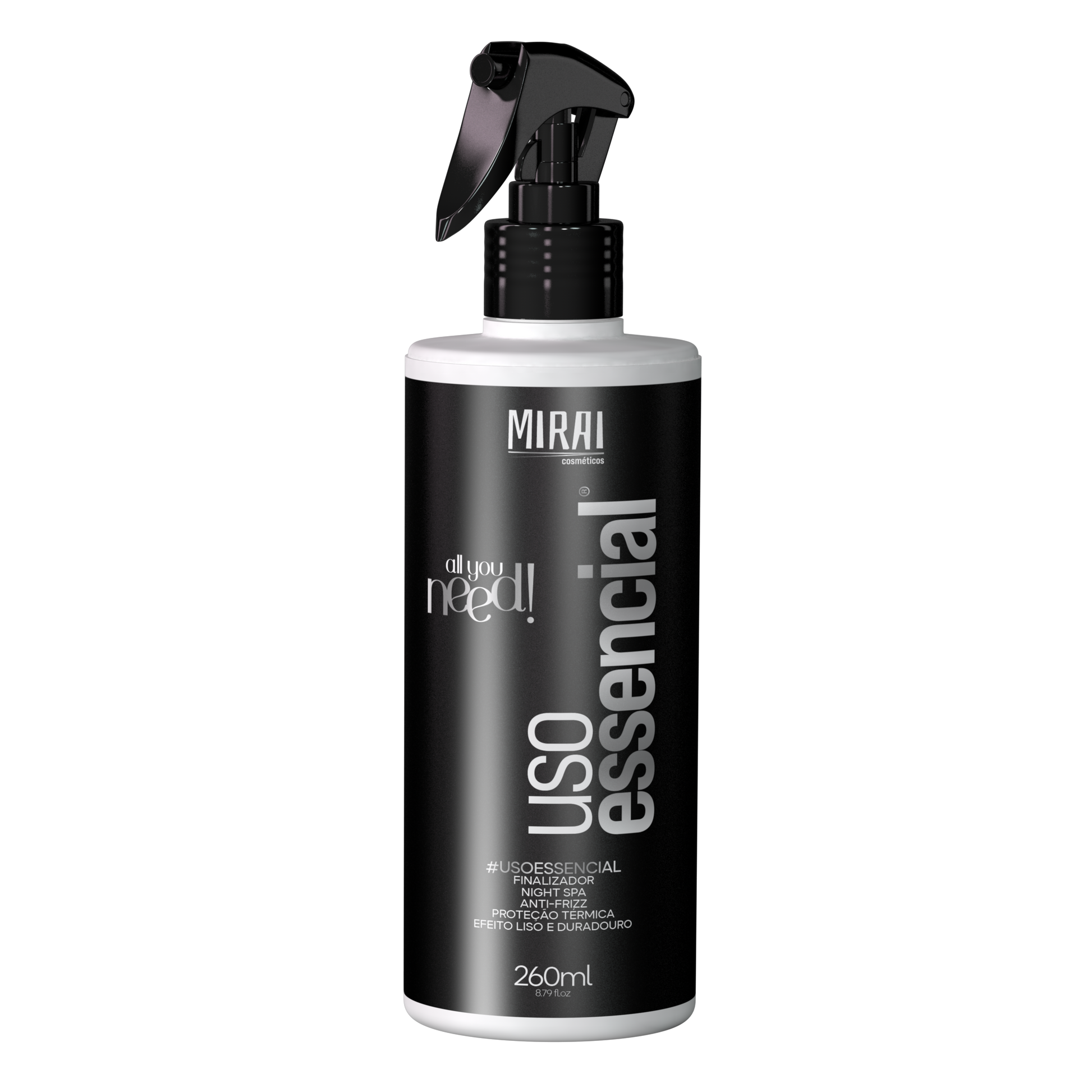 Spray Finalizador Uso Essencial 260ml - Mirai Cosméticos