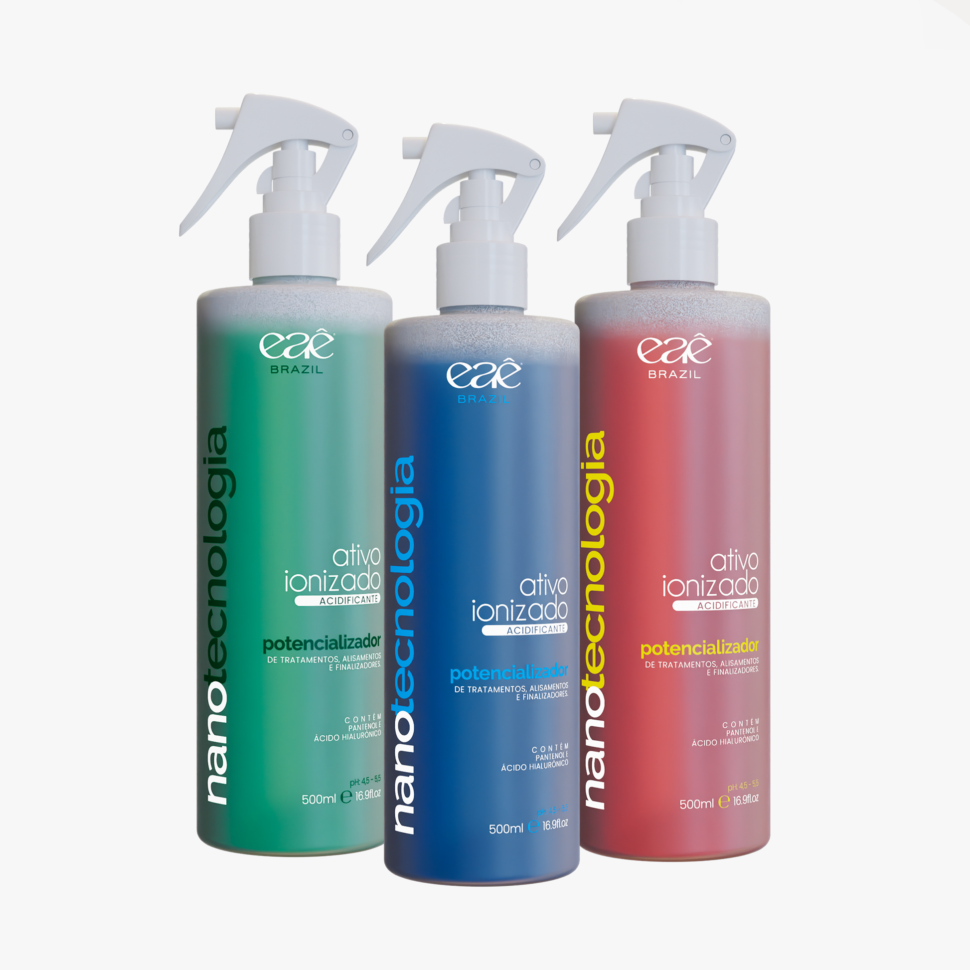 Kit Nanotecnologia Capilar 3x500ml - Eaê Brazil