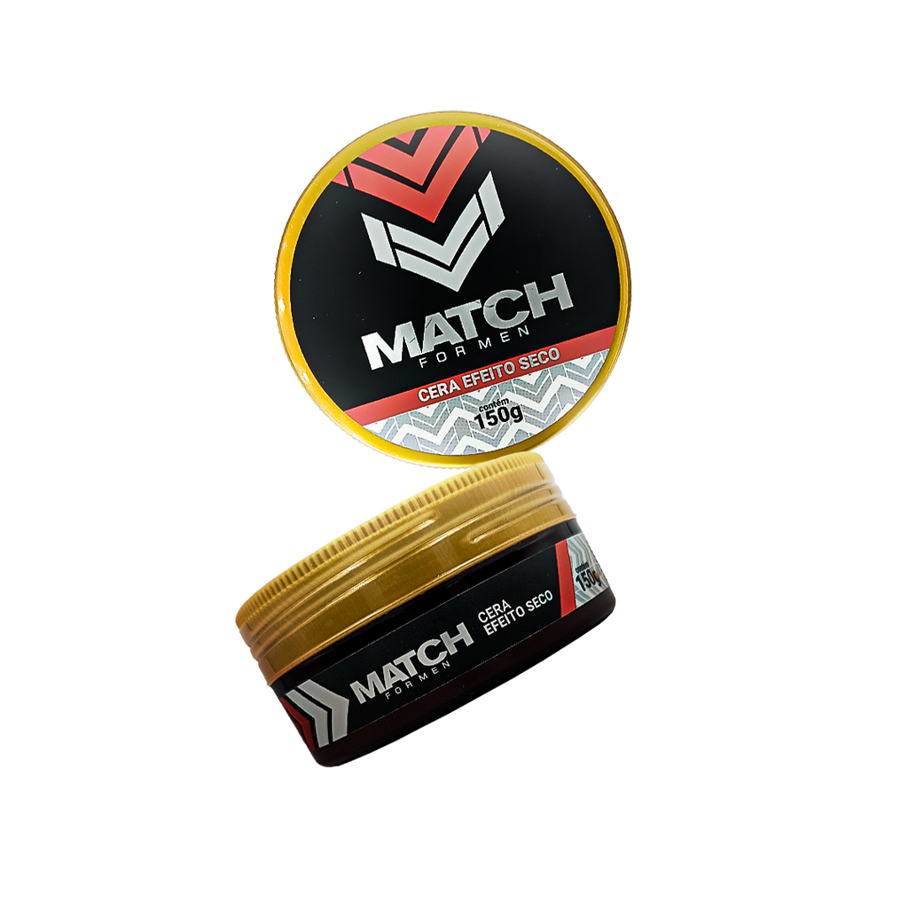 Pomada Cera Modeladora Efeito Seco 150g - Match for Men