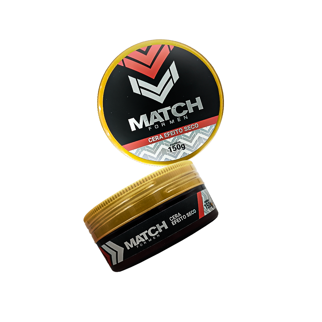 Pomada Cera Modeladora Efeito Seco 150g - Match for Men