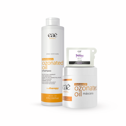 Kit Shampoo Melaleuca Terapia 1L + Máscara Melaleuca + Cápsula Terapia - Eaê! Brazil